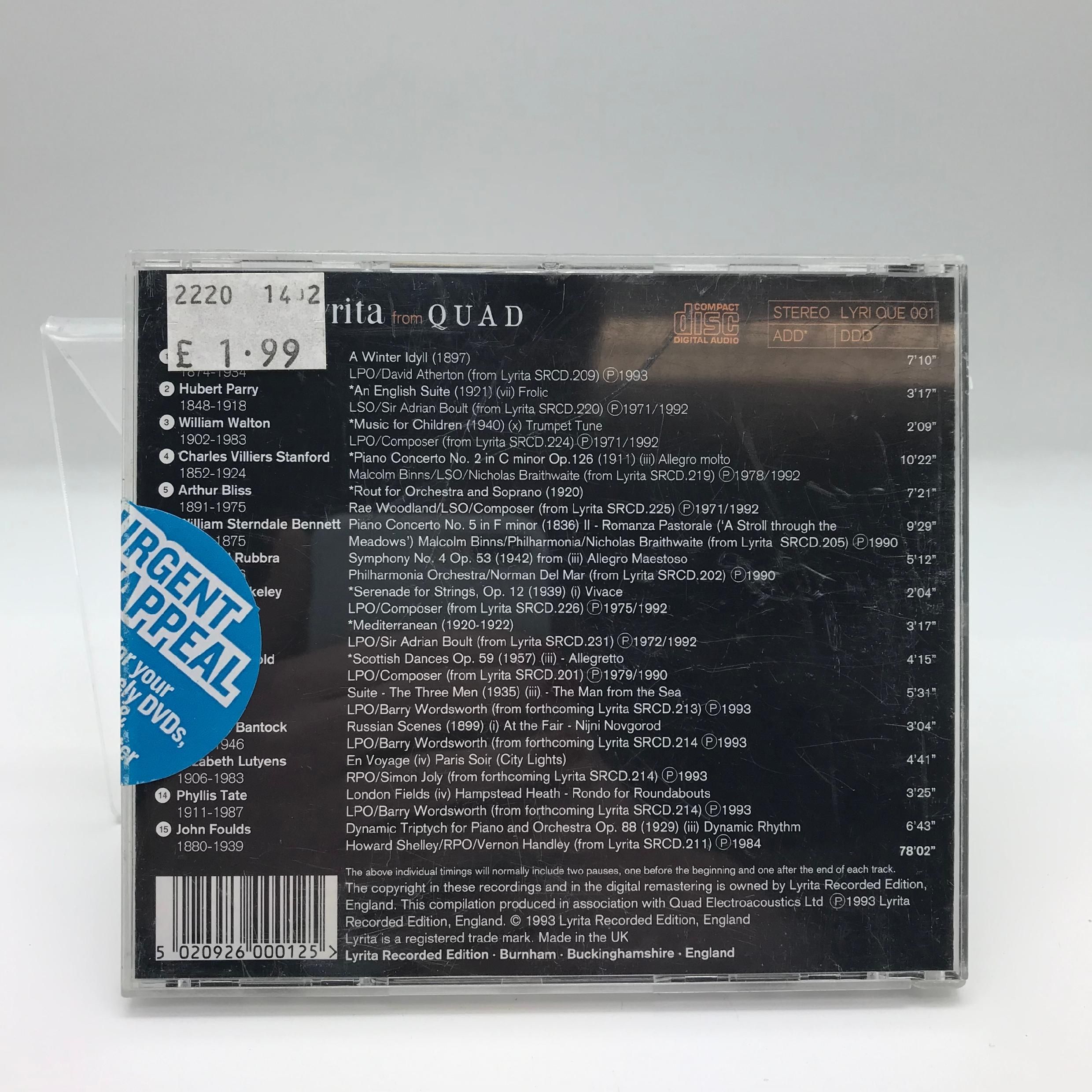 cd - various - british music on lyrita from quad
