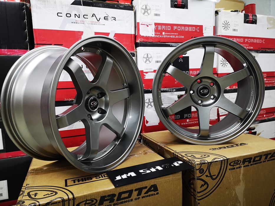 Felgi Rota Grid 19" 9,5J 10,5J 5x114,3 SteelGrey Toyota Supra MK4