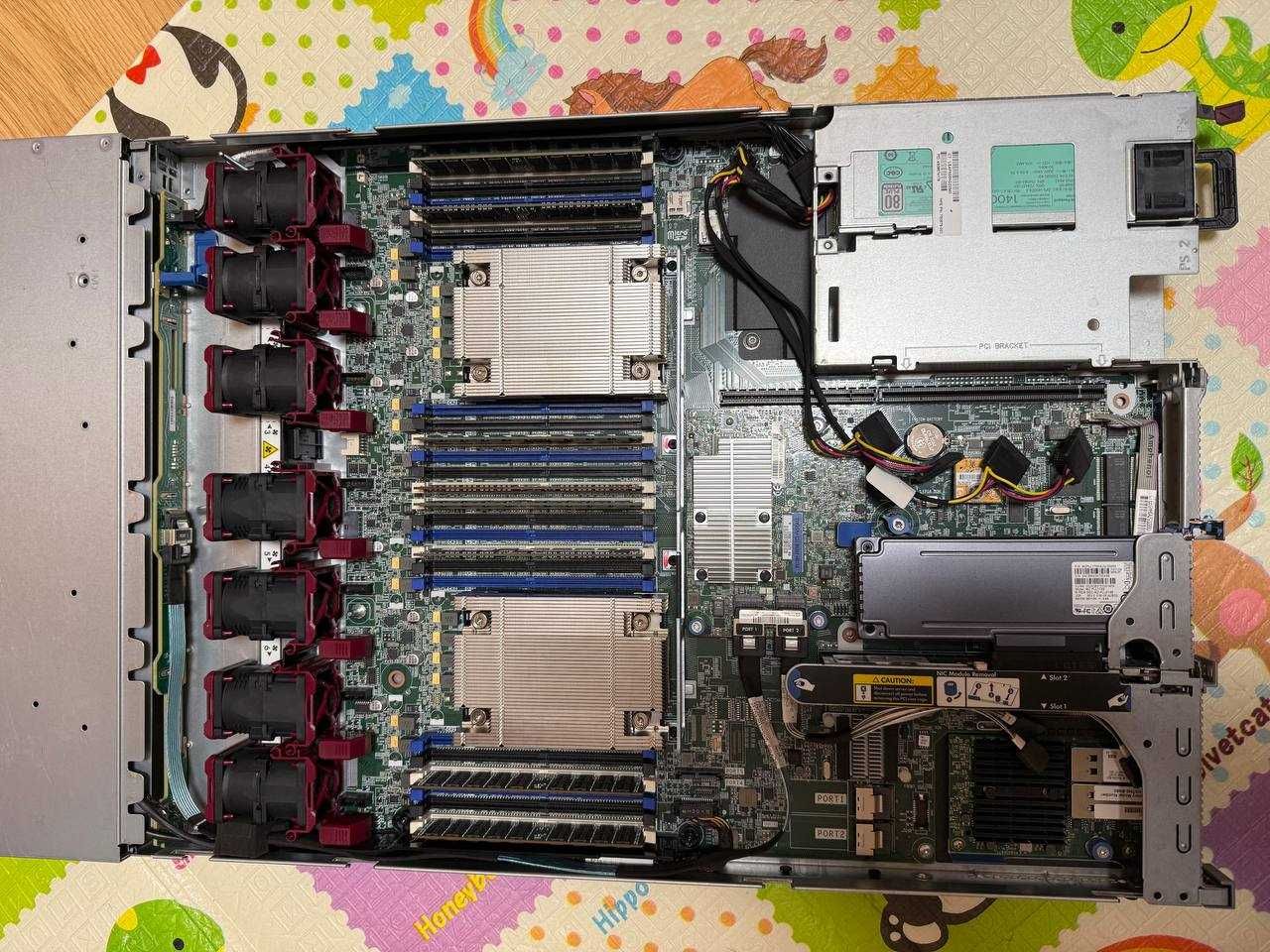 Server HPE DL360 Gen9 2x14C (56T) E5-2680 v4 2.4GHz/128GB/1.6TB/1400W