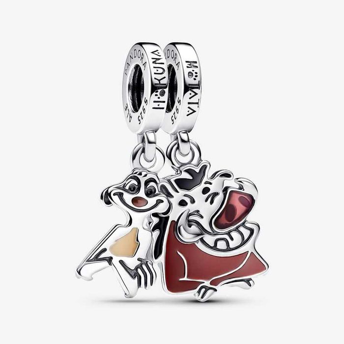 Pandora Charms-zawieszka Timon i Pumba Król Lew Disney