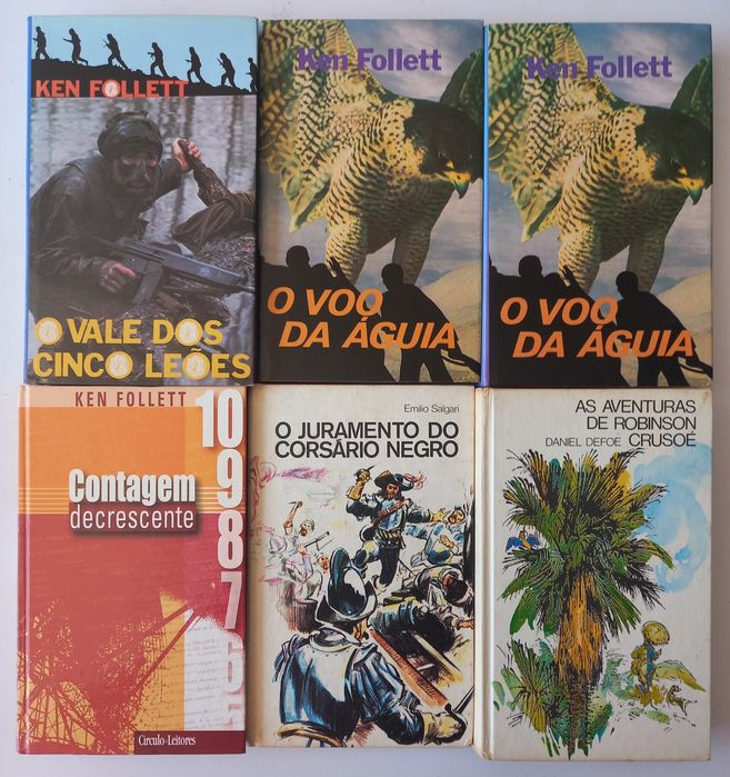 Grupo de livros de ficção