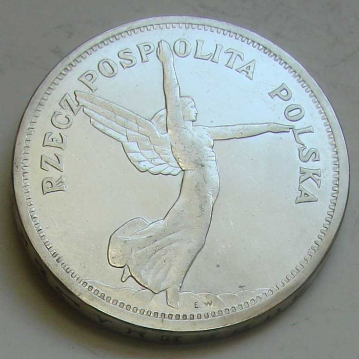 5 zł. 1928 r. Nike bez znaku. (1) SUPER STAN!!!