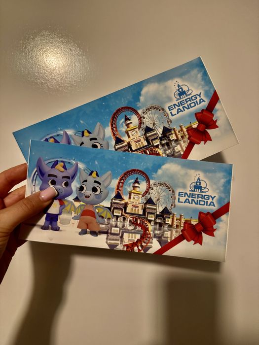 Energylandia Bilety Prezentowe! Dwie Sztuki Od 140 cm