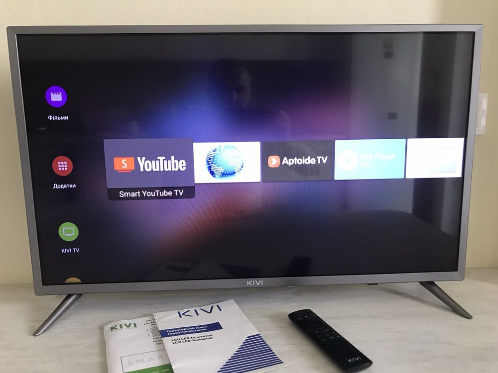 Телевизор Kivi 32HR50GR Smart TV+T2 состояние хорошее