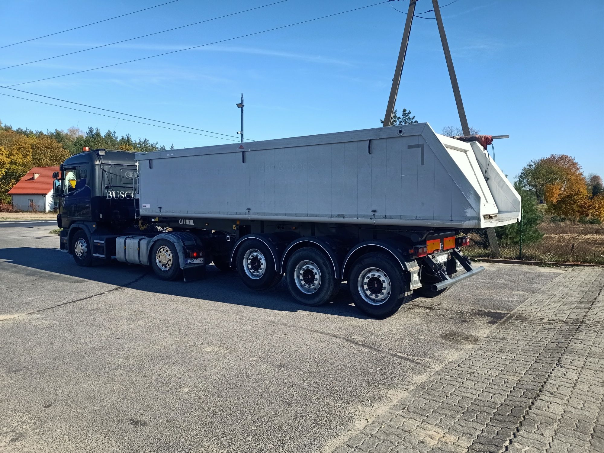 Naczepa Wywrotka Carnehl 26m3 osie Saf Intrax