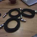 3x Kabel DMX 3 metry