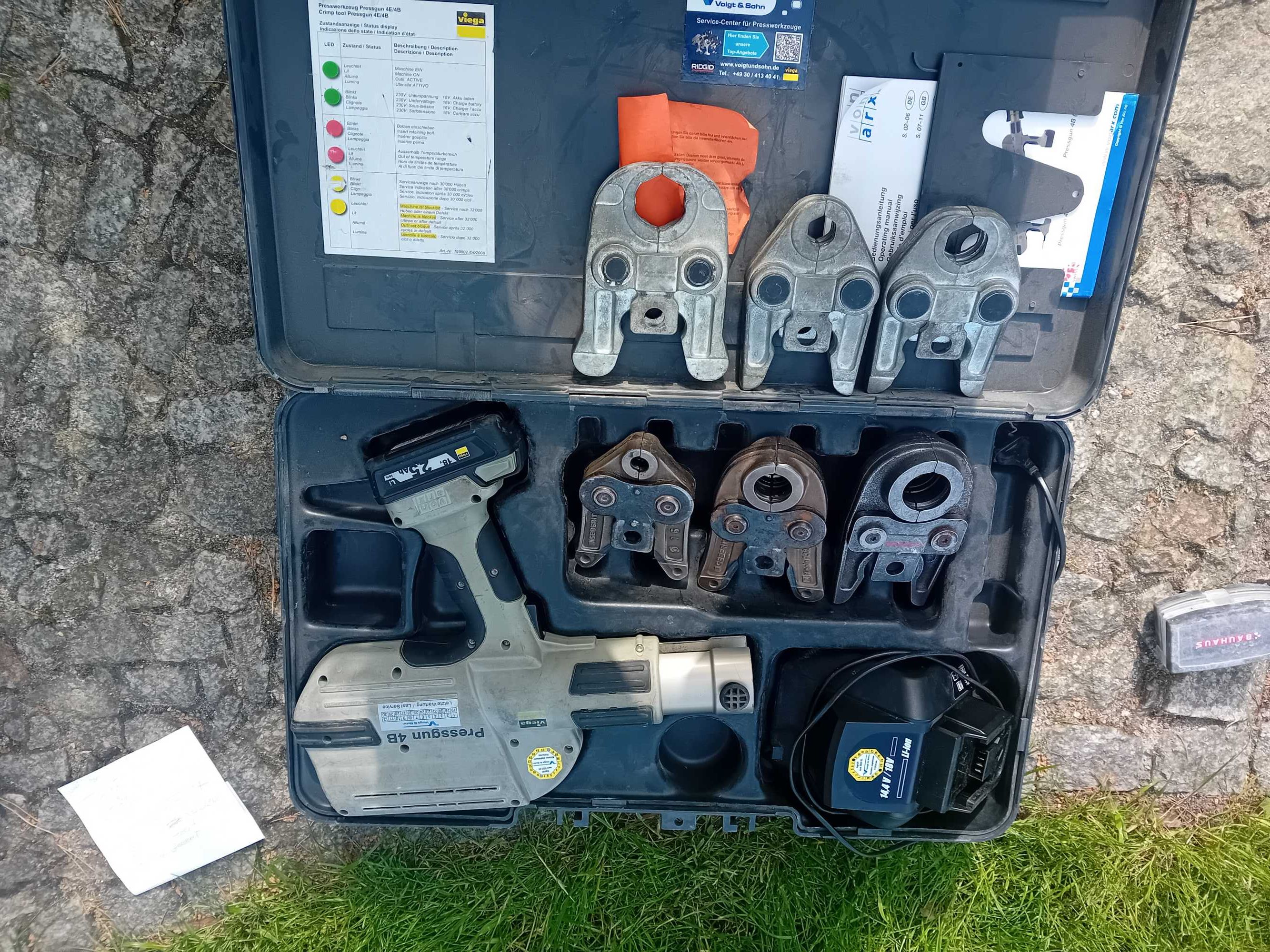 Zaciskarka Viega Pressung 4 B V18,V28 ,V 35,Geberit fi 32,fi 16,G 40