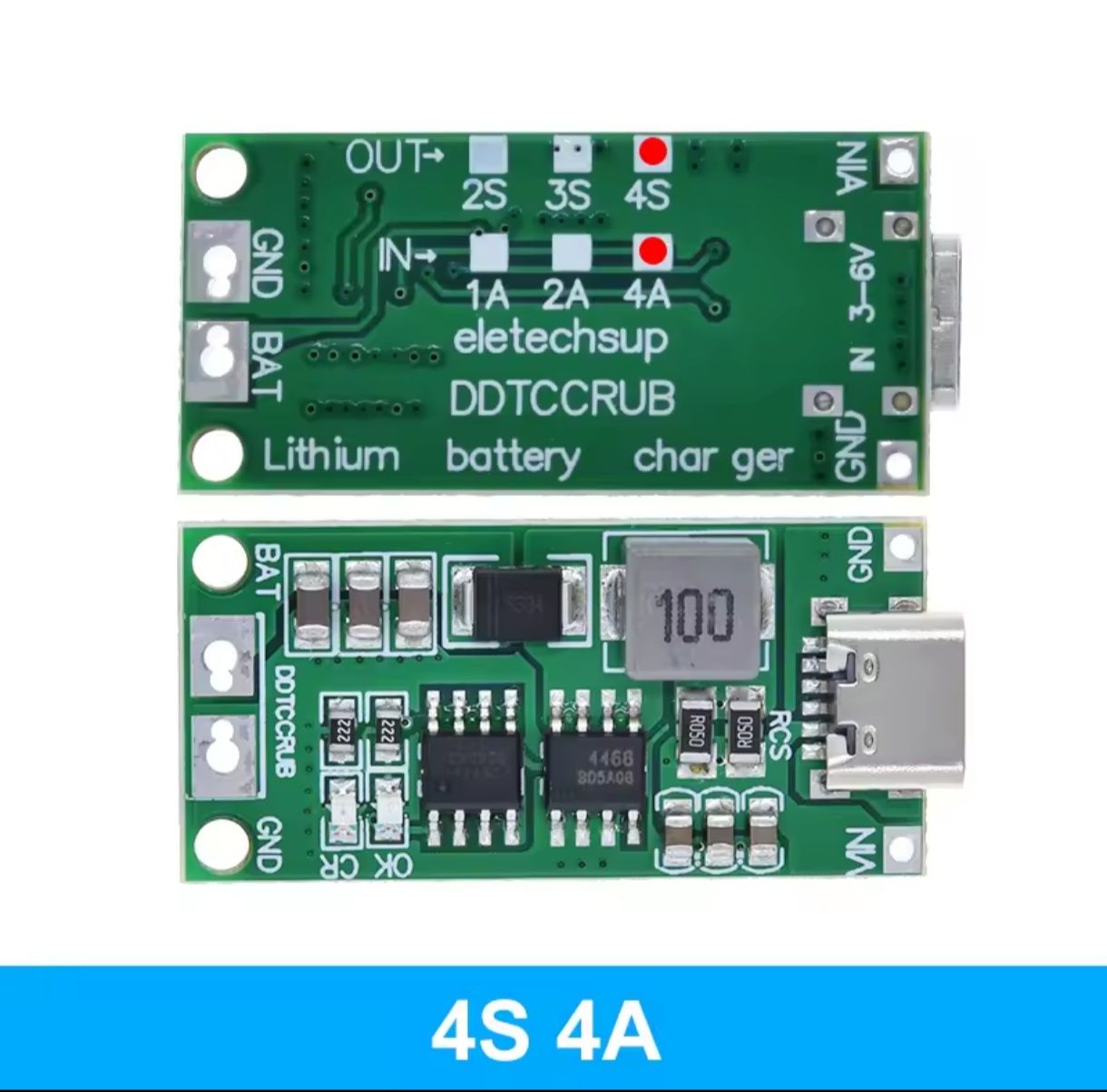Модуль зарядки 3s та 4s type c