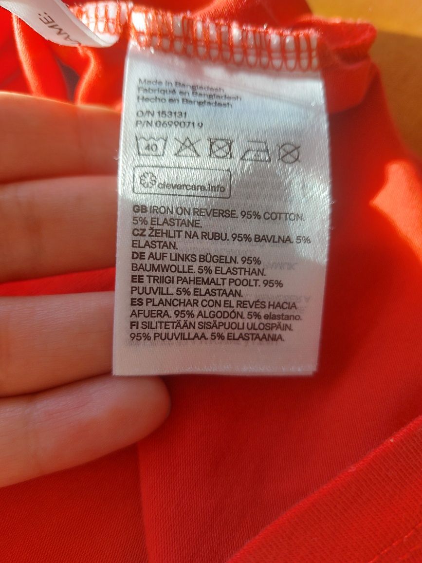 Bawełniana koszulka na ramiączkach H&M rocznik 93
