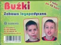 Buźki. Zabawa logopedyczna. Harmonia