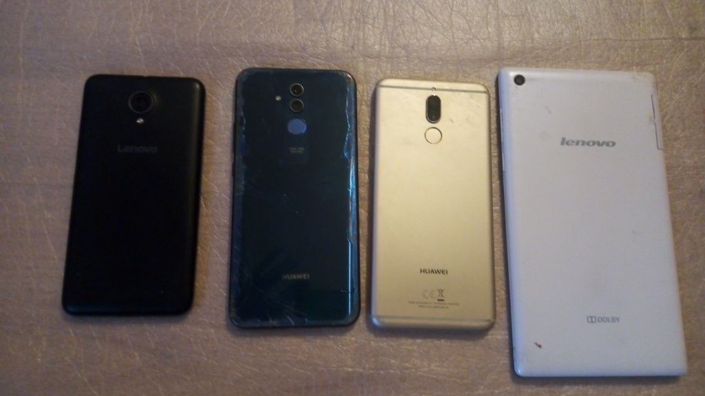 Telefony na części uszkodzone