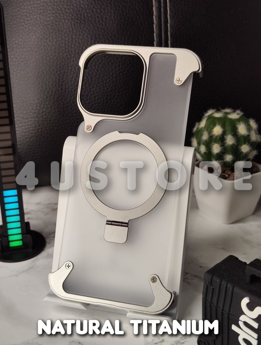 Чехол Metal Magsafe на iPhone 15 Pro Max металлический чохол металевий