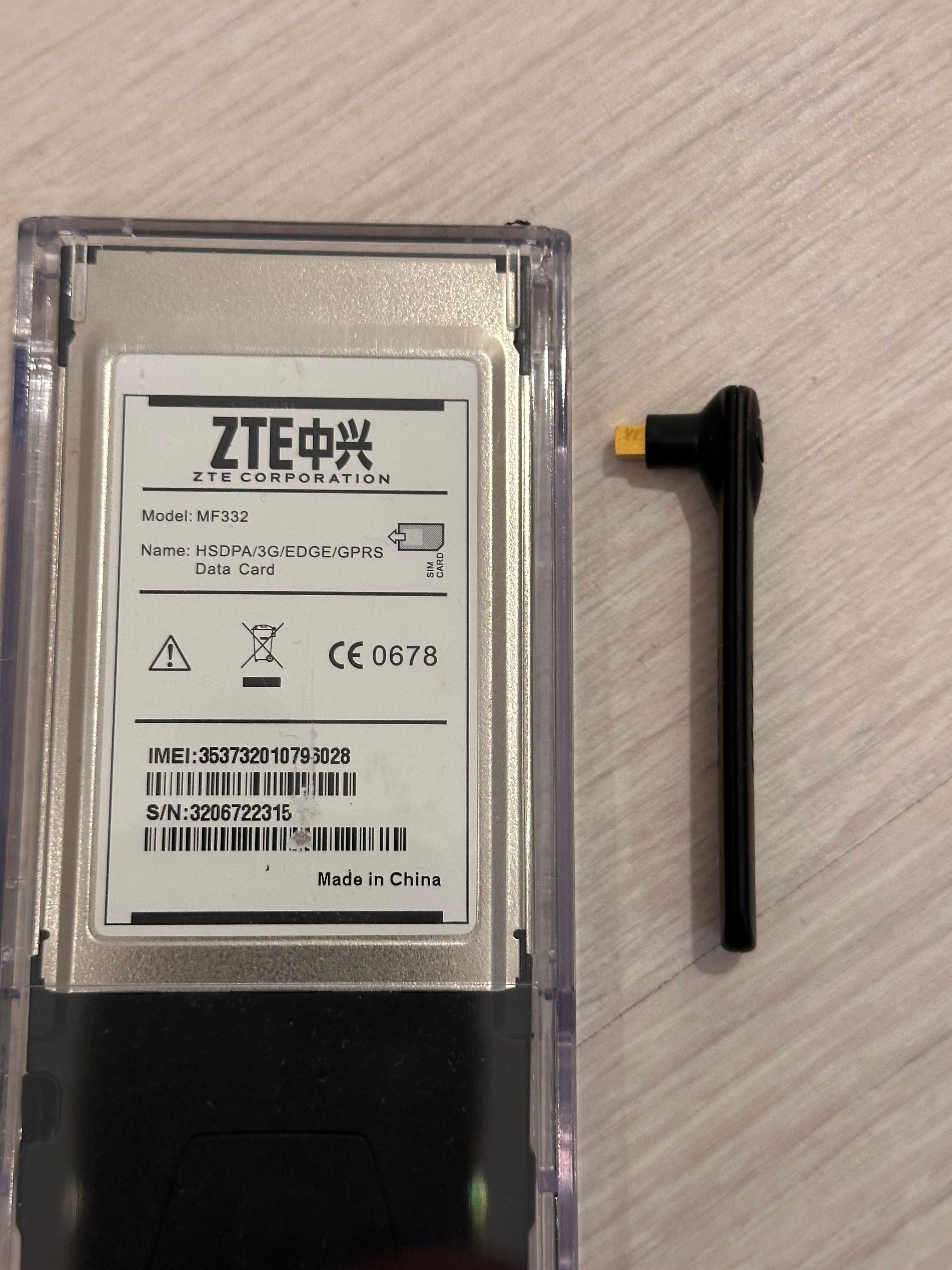 Modem PCMCIA ZTE MF332 HSDPA 3.6 Plus