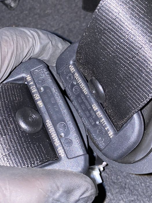 Ремінь пасок безпеки натягувач audi q7 4m airbag передгій задній