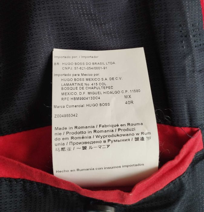 Бавовняний чоловічий піджак Hugo Boss