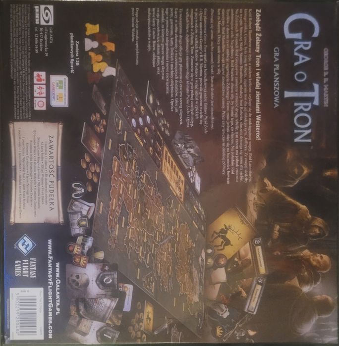 Gra o Tron Druga Edycja George R.R. Gra Planszowa Nowa w folii
