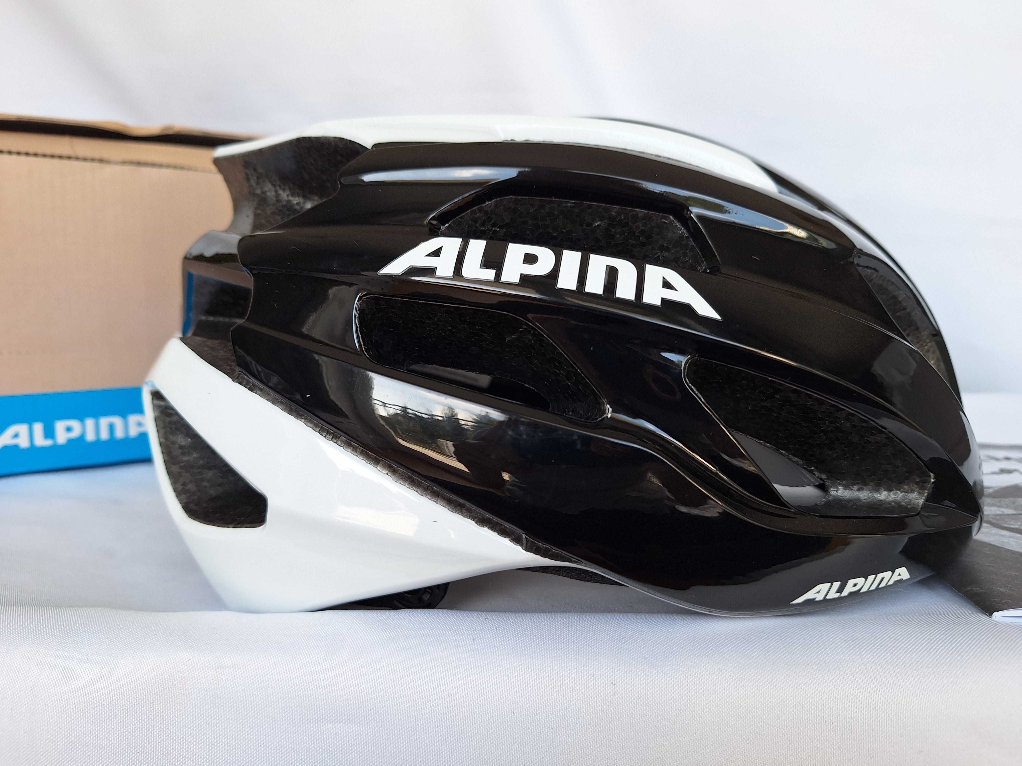 Kask rowerowy Alpina Fedaia Black Matt L 58-62cm