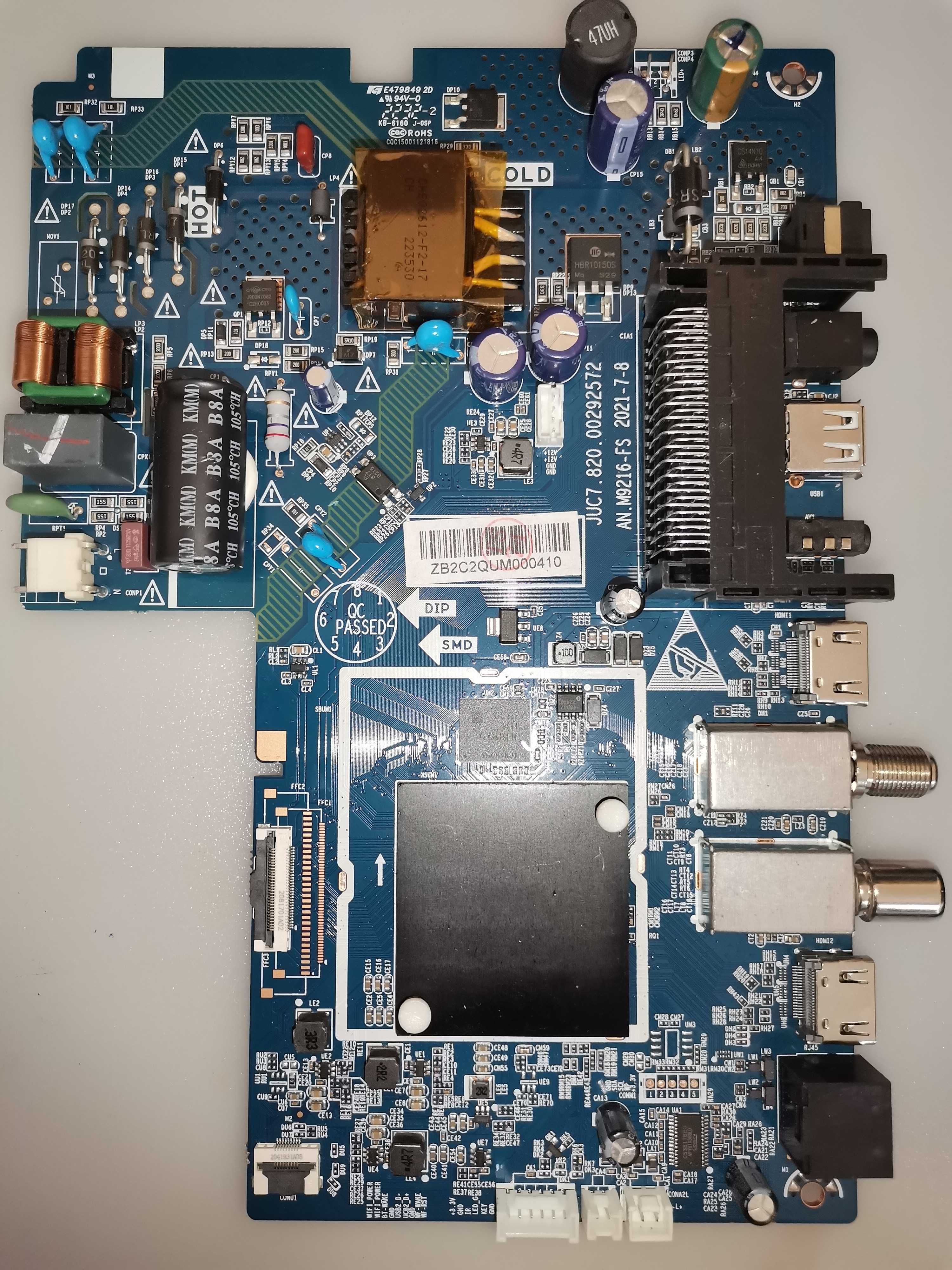 Mainboard JUC7.820. 0 0 2 9 2 5 7 2 smarttv android KUNFT e outras