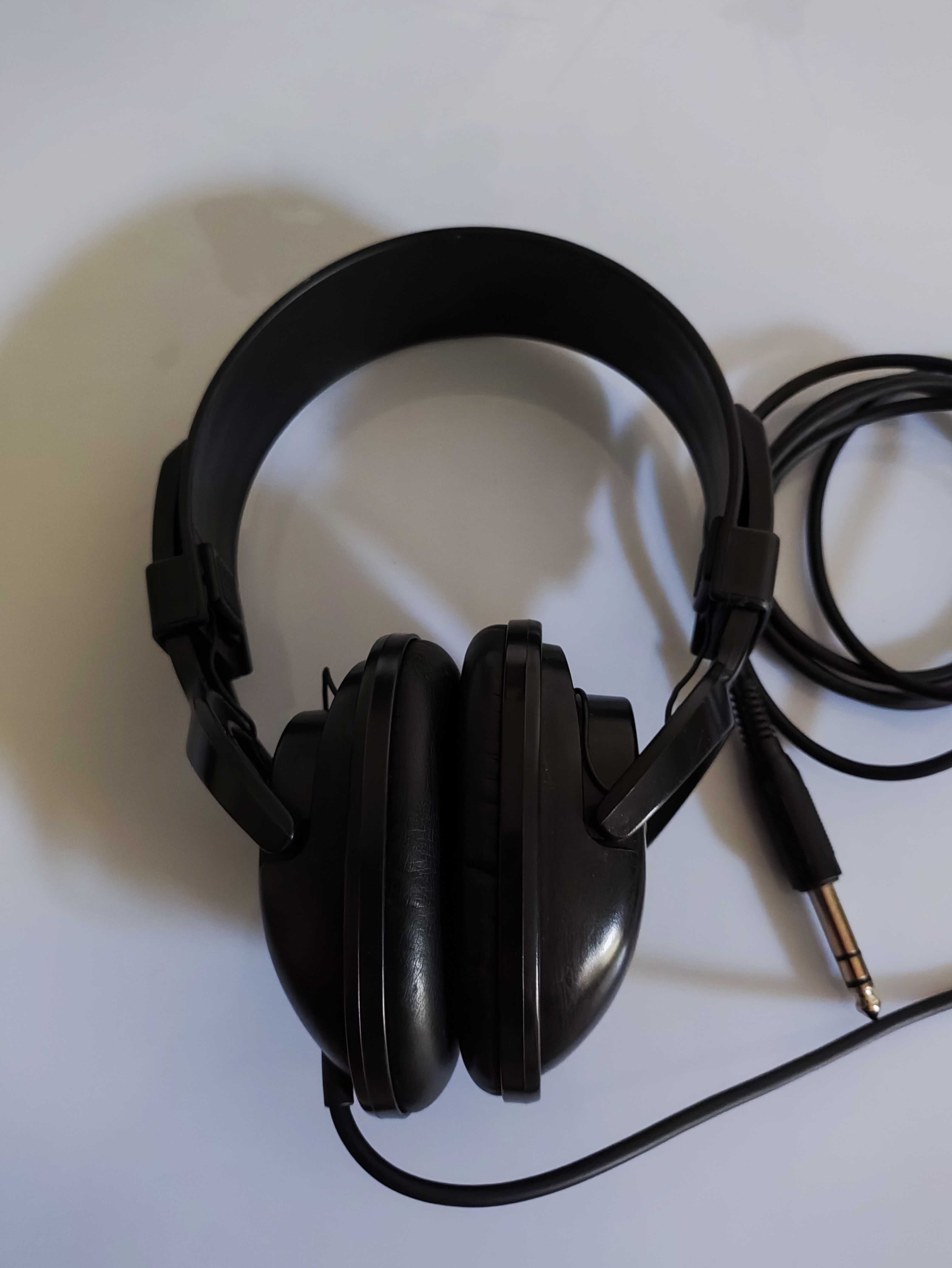 Słuchawki Philips SBC 3370 wokół uszne przewodowe czarne nauszne