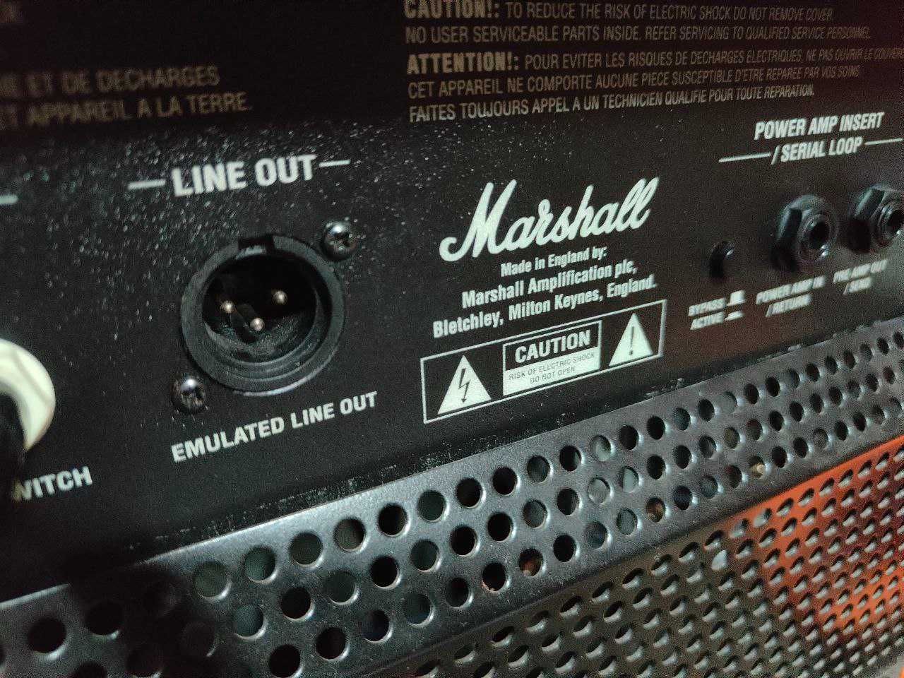 Marshall JVM 210C + sterownik JVM wzmacniacz gitarowy lampowy