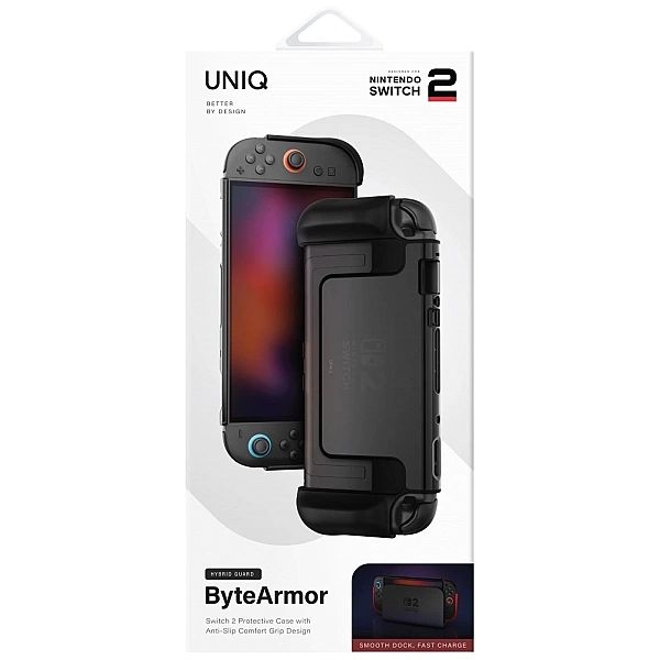 Etui UNIQ Hybrid Bytearmor do Nintendo Switch 2 - czarne
