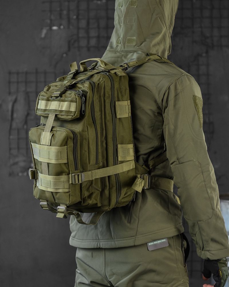 Рюкзак військовий сумка 25-30 літрів мультикам, олива, койот