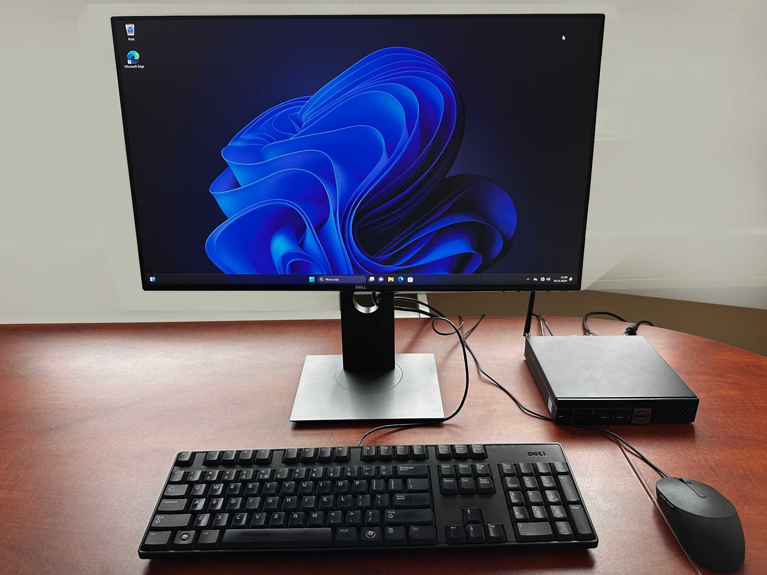 Komputer do pracy/nauki DELL micro OptiPlex 3040 - zestaw z monitorem