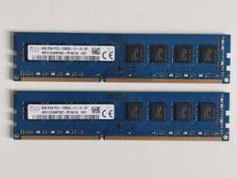 2 moduły SK HYNIX 8GB 1600 Mhz DDR3 UDIMM (łącznie 16gb)