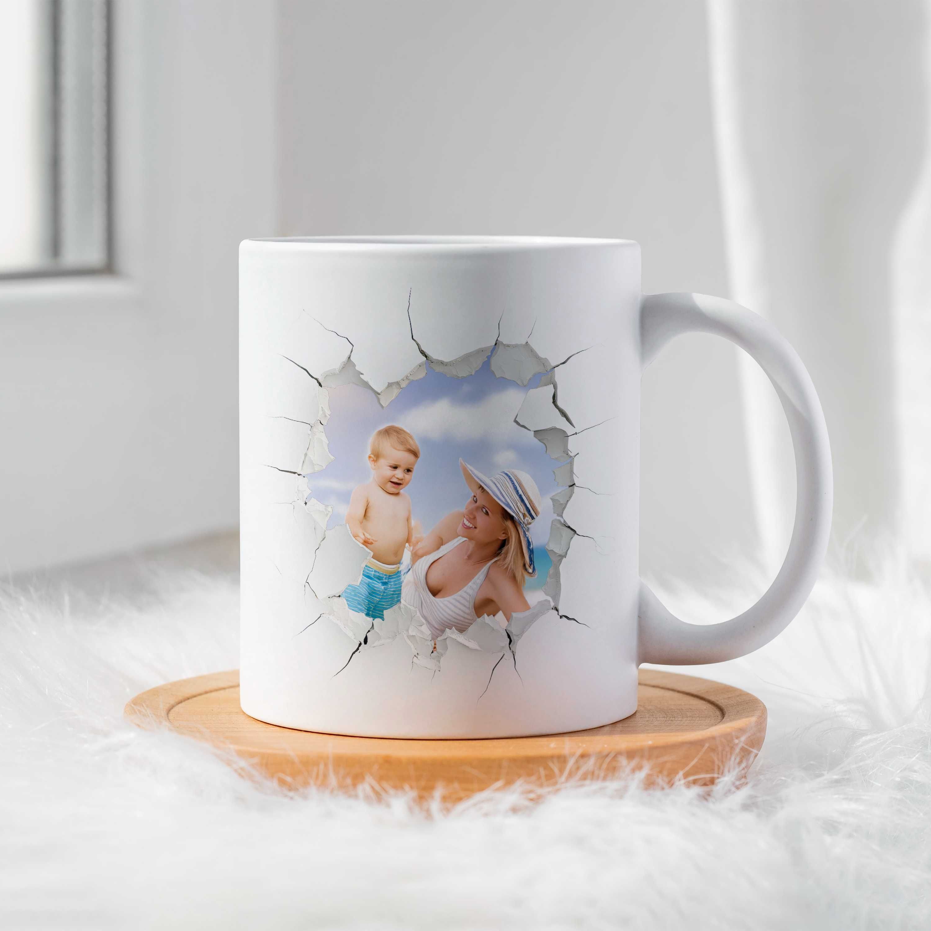 KUBEK 330ml z Twoimi zdjęciami – PERSONALIZOWANY PREZENT!