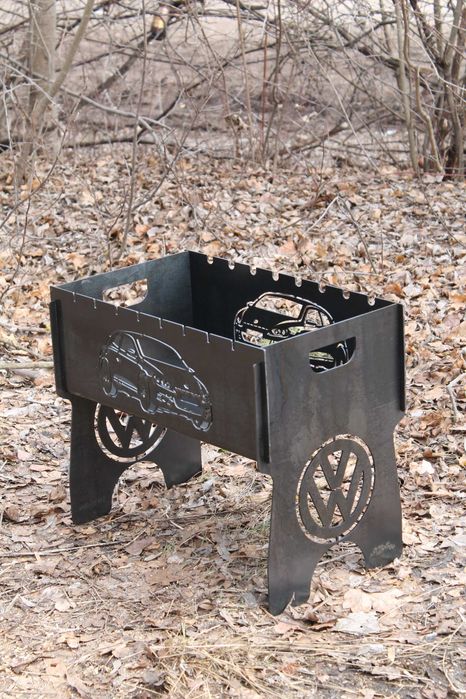 Мангал розбірний 8 шампурів з оригінальним гравіюванням Легенда