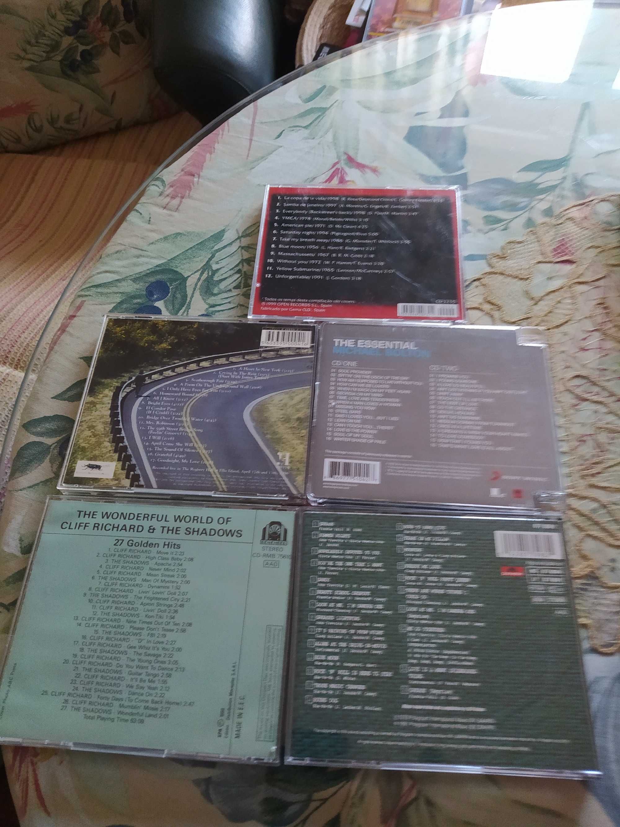 CD's musica anglo -americana e portuguesa