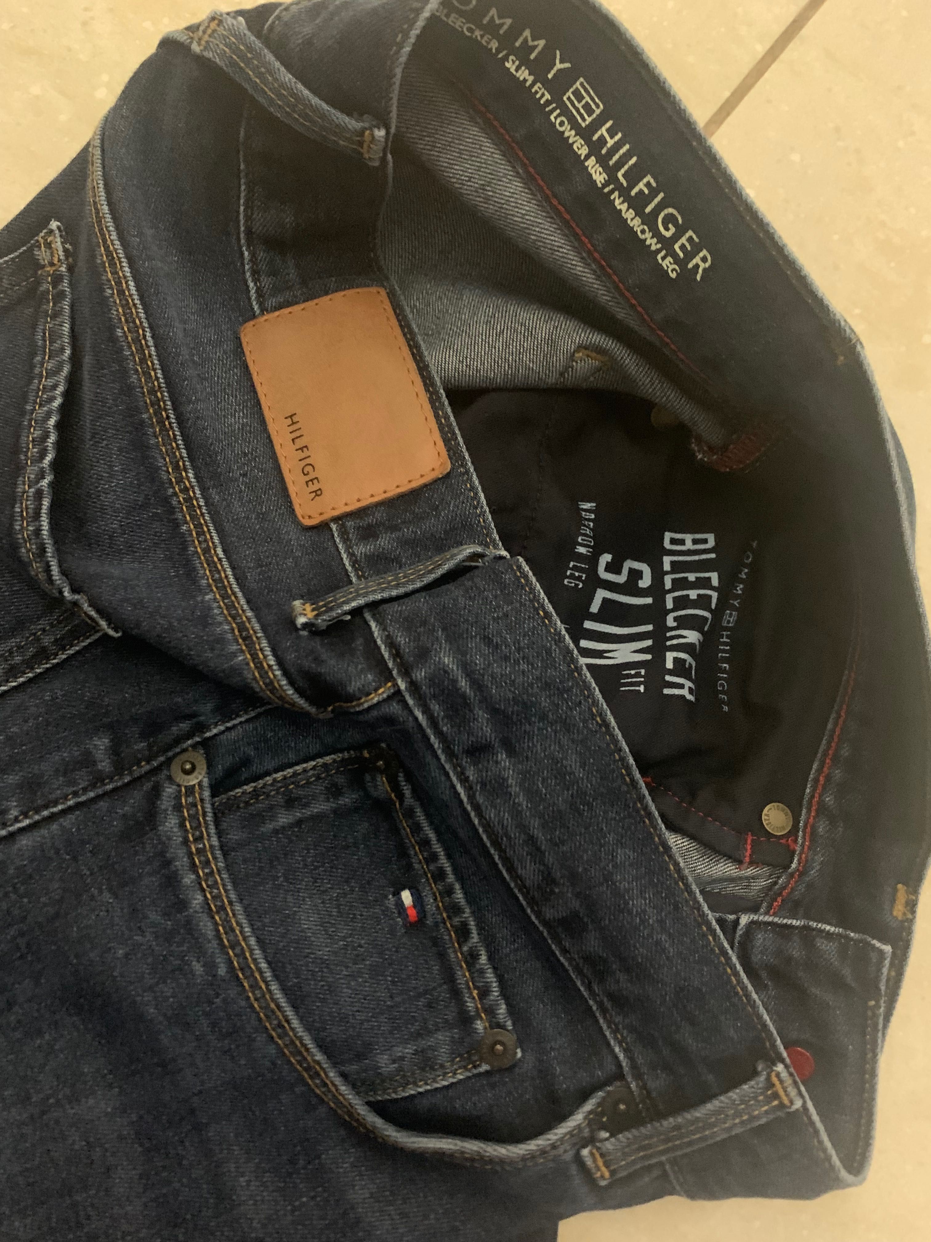 Tommy Hilfiger slim fit sexi spodnie damskie jeans  31/32, wysoki stan