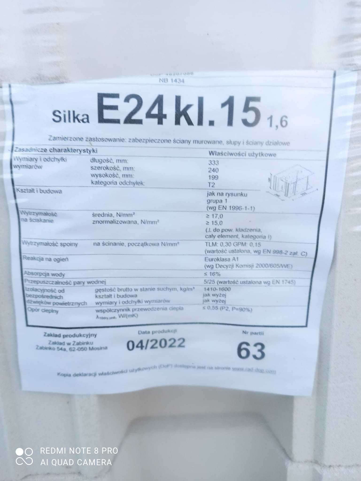 Silka Xella 24 i 12 nowa, oryginalnie zapakowana.