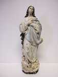 antiga figura da Nossa Senhora da Imaculada Conceição policromada
