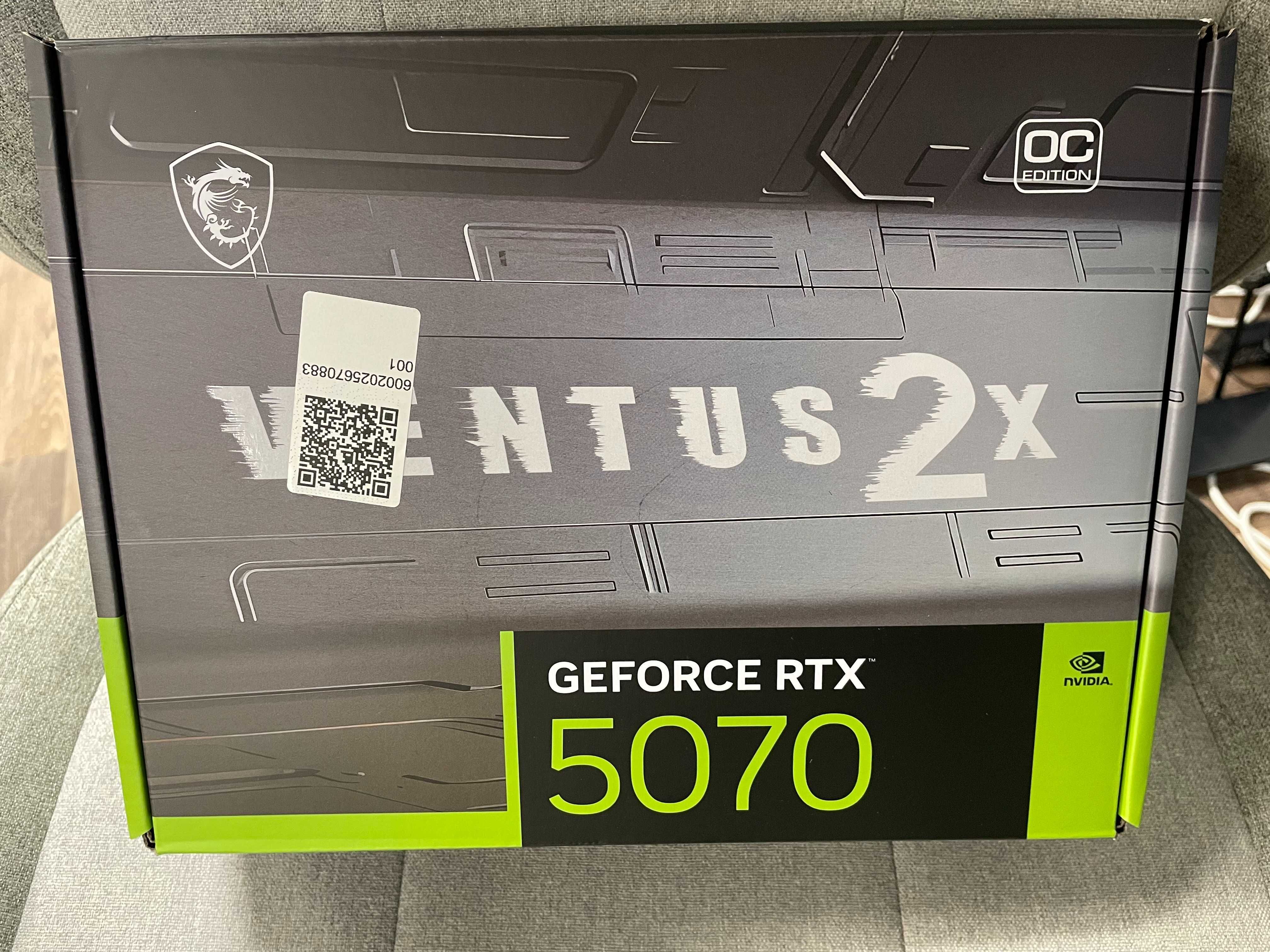 Placa grafica MSI NVIDIA GeForce RTX 5070 12G Ventus 2X OC GDDR7
