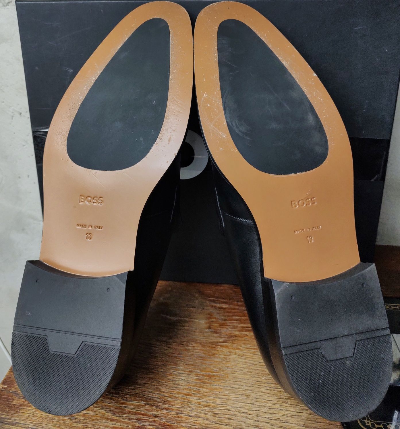 BOSS__buty męskie wizytowe (13 / 47) loafers / lords / mokasyny czarne