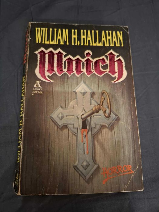 Książka Mnich William H. Hallahan amber horror