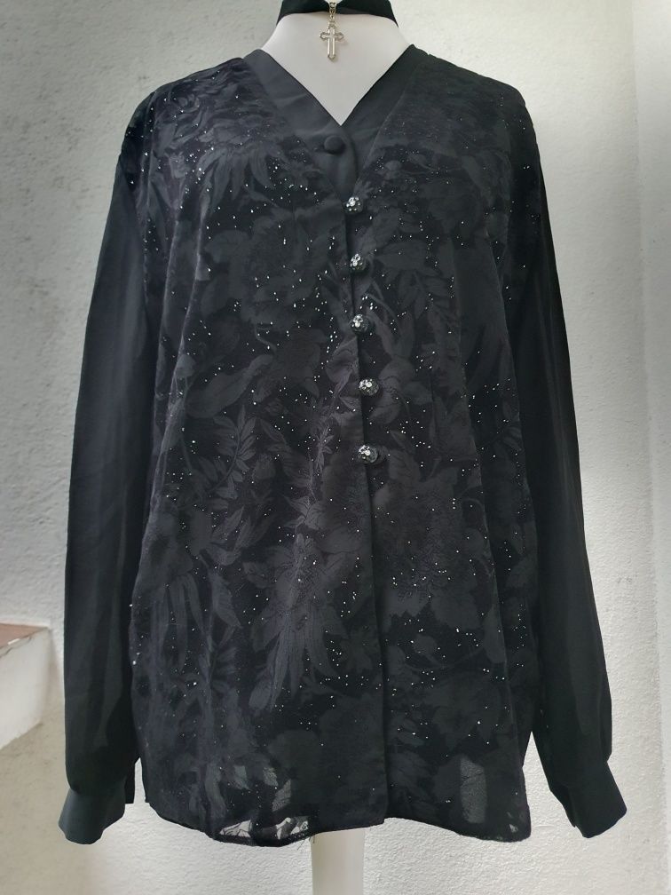 Gotycka koszula z kamizelką 2w1 romantic goth vampire elegant corpgoth