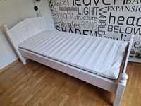 Drewniane łóżko białe z kolekcji Cinderella