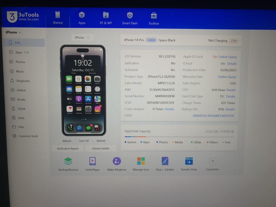 Iphone 14 pro 128gb Неверлок