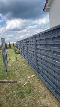 Ogrodzenia panelowe frontowe murowane betonowe drewniane