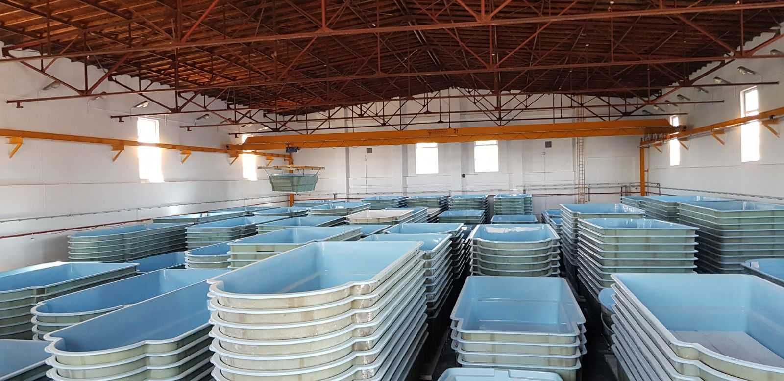 Basen Ogrodowy z laminatu, poliestrowy 5,0x3,2x1,55 od ręki, PRODUCENT