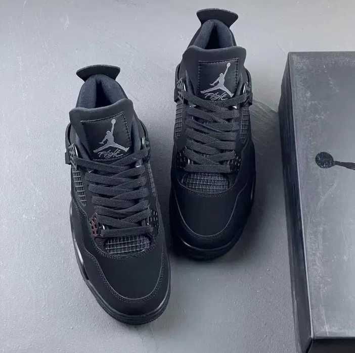 "Buty koszykówki "Nike_Air_Jordan_4_Retro_Black_Cat R.38