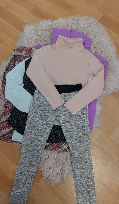 Тёплые вещи на девочку 116 см