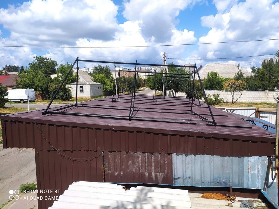 Установка солнечных панелей.Изготовление металлоконструкций под панели