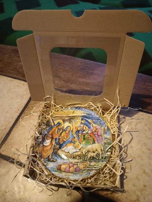 Talerzyk na opłatek - Wigilia