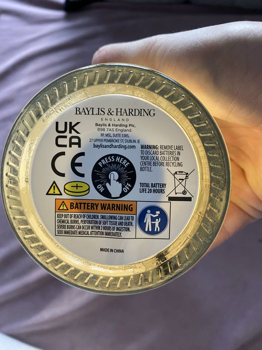 Harding Bath & Shower Piana do kąpieli w podświetlanej karafce