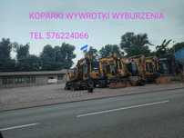 Wyburzenia rozbiórki koparki wywrotki kucie betonu
