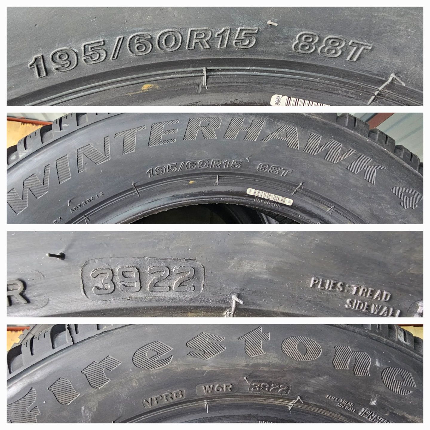 Firestone Winterhawk 4 195/60r15 88T