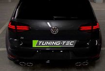 Lampy światła tył tylne VW GOLF 7 VII 13+ TUNING LED BAR NEON Czerwone